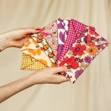 Enveloppe Sunny "Khadi" - Fuchsia