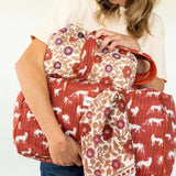 Petit foulard Manika - Coeur macadamia