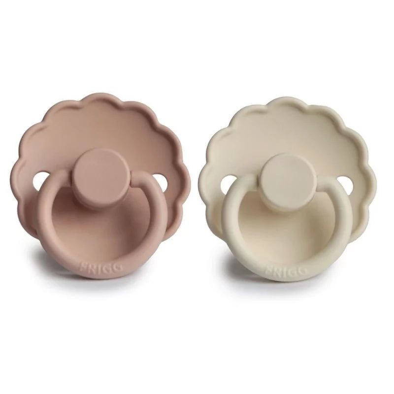 Tétines DAISY Latex - 2-Pack / Blush Cream