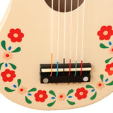 Guitare Folk fleur