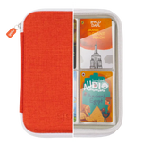 Porte-cartes orange