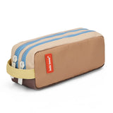 Trousse double fermeture - Mini walnut