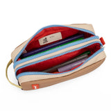 Trousse double fermeture - Mini walnut