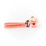 Porte-clés avec pendentif Bunny cupidon