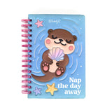 Carnet Squishy A5- Lazy loutre