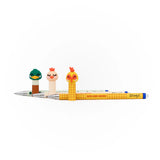 Lot de 3 stylos effaçables Bo-Bo - La ferme