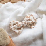 Noeuf motif léopard beige
