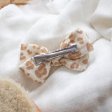 Noeuf motif léopard beige