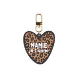 Porte clé Mamie je t'aime - Léopard