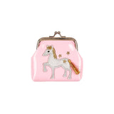Porte-monnaie cheval rose