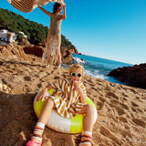PONCHO DE PLAGE doublure en gaze de coton 3-6 ans