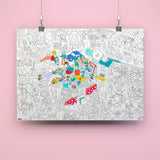 Poster géant à colorier - Kids Life