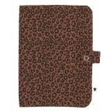 Protège carnet de santé - Léopard marron