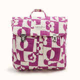 Sac à Dos Suji "Damier" - Fuchsia
