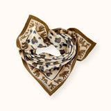 Petit foulard - Félinda Macadamia 50x50