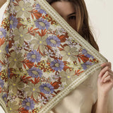 Petit foulard Manika - Bouquet Macadamia