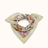 Petit foulard Manika - Bouquet Macadamia