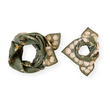 Petit foulard Manika Cerisier - Eucalyptus