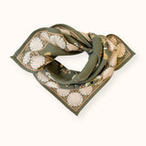 Petit foulard Manika Cerisier - Eucalyptus