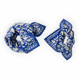 Petit foulard Manika - Coeur Majorelle