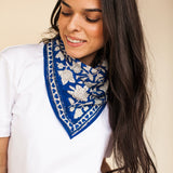 Petit foulard Manika - Coeur Majorelle