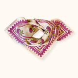 Small Foulard Manika "Florets" - Macadamia
