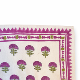 Small Foulard Manika "Florets" - Macadamia