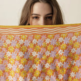 Petit foulard Manika - Paquerette Orange
