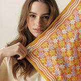 Petit foulard Manika - Paquerette Orange
