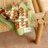 Small Foulard Manika "Pop Corn"- Olive
