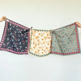 Petit foulard Manika - Cerisier macadamia