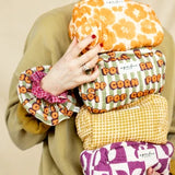 Small Trousse Gaya "Flora Bold" - Orange