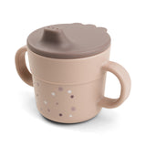 Foodie tasse d'apprentissage - happy dots - rose