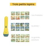 Lampe à histoires - Trois petits lapins