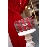 Trousse de toilette - Rayures Léopard Cherry