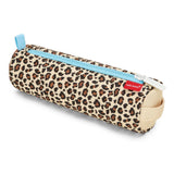 Trousse léopard - fermeture turquoise